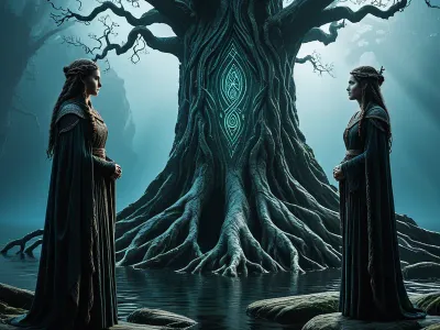 The Norns at the Well of Urd Myth Meaning & Symbolism