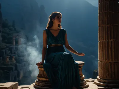 The Oracle at Delphi - Pythia Myth Meaning & Symbolism