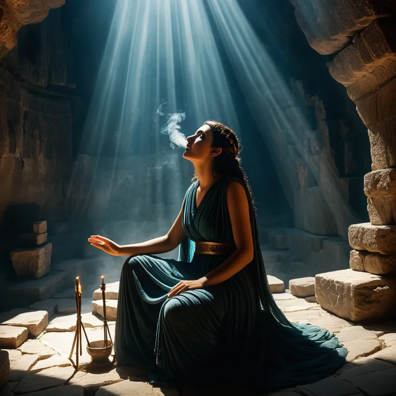 The Oracle of Delphi in ancien Myth Meaning & Symbolism