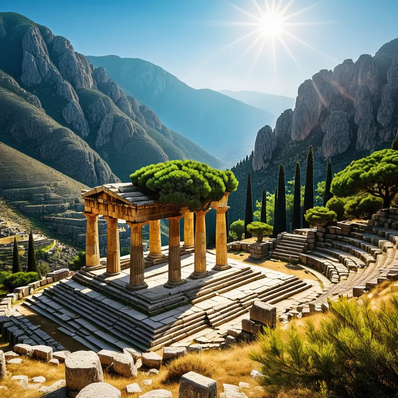 The Oracle's Seat at Delphi Myth Meaning & Symbolism