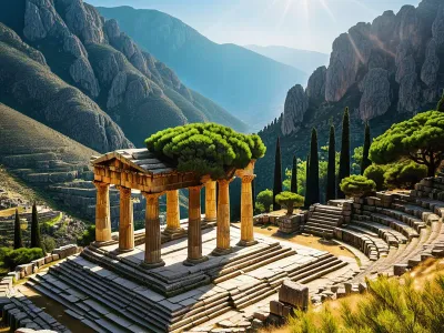 The Oracle's Seat at Delphi Myth Meaning & Symbolism