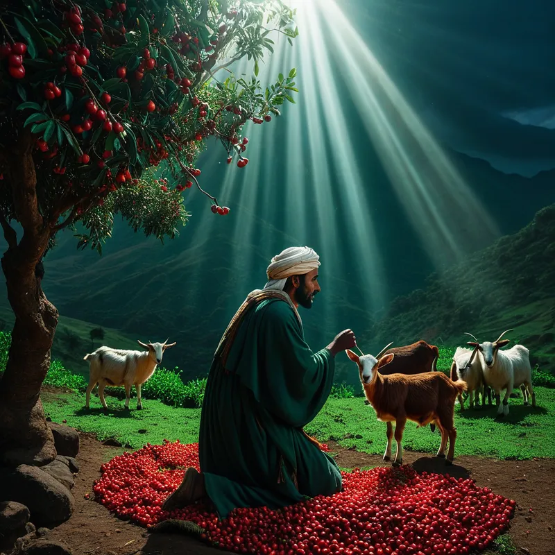 The Origin of Coffee Arabian Myth Meaning & Symbolism