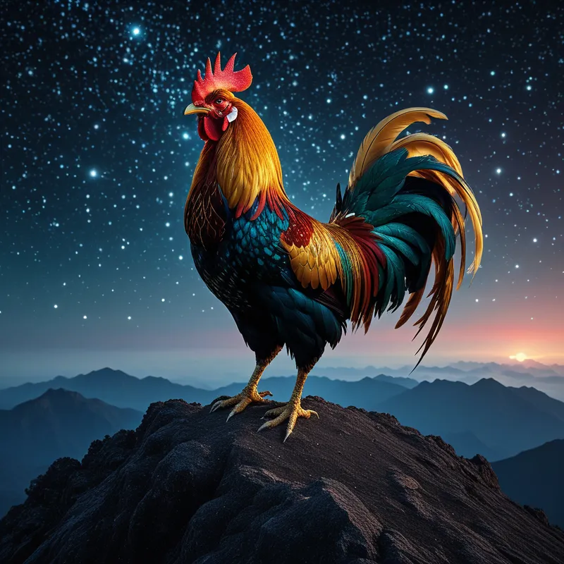 The Origin of the First Rooster Myth Meaning & Symbolism