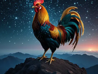 The Origin of the First Rooster Myth Meaning & Symbolism