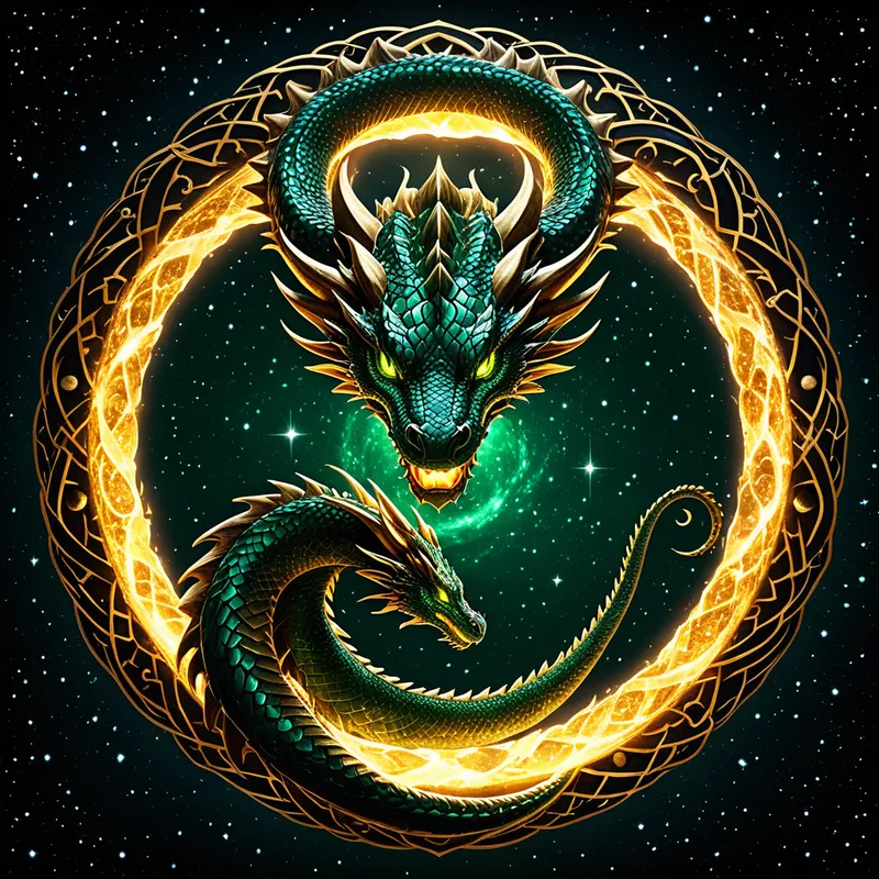 The Ouroboros / Multi-headed Dragon Myth Meaning & Symbolism