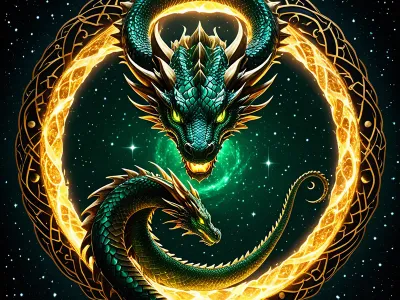The Ouroboros / Multi-headed Dragon Myth Meaning & Symbolism