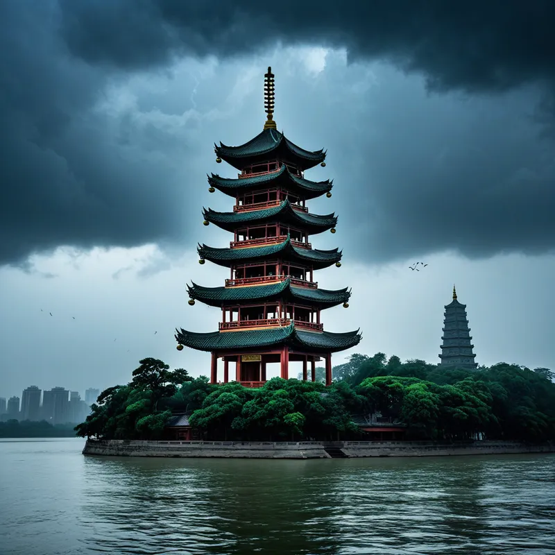 The Pagoda of the Six Harmonies Myth Meaning & Symbolism