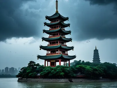 The Pagoda of the Six Harmonies Myth Meaning & Symbolism