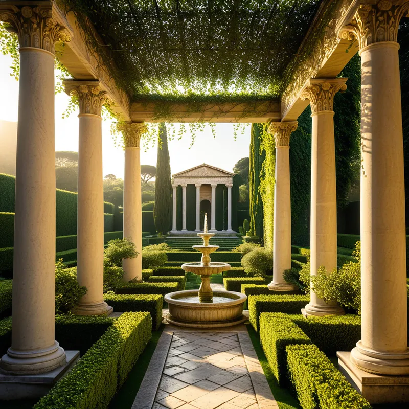 The Peristyle Garden Myth Meaning & Symbolism