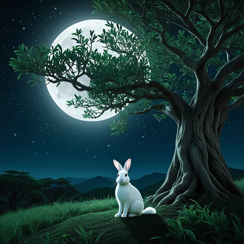 The Rabbit in the Moon Myth Meaning & Symbolism