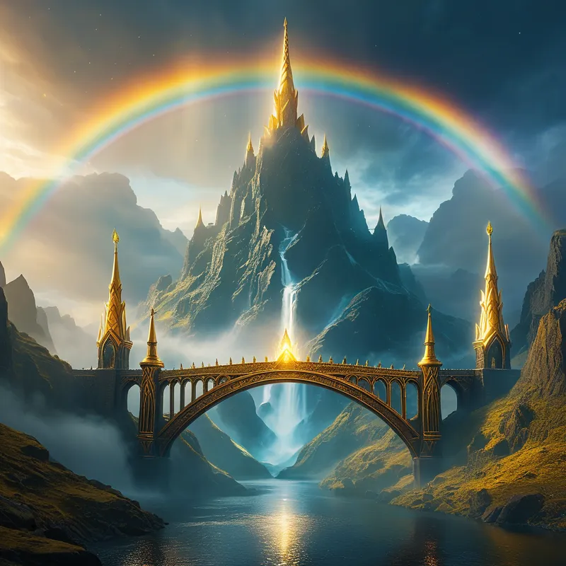 The Rainbow Bridge Bifröst in Myth Meaning & Symbolism