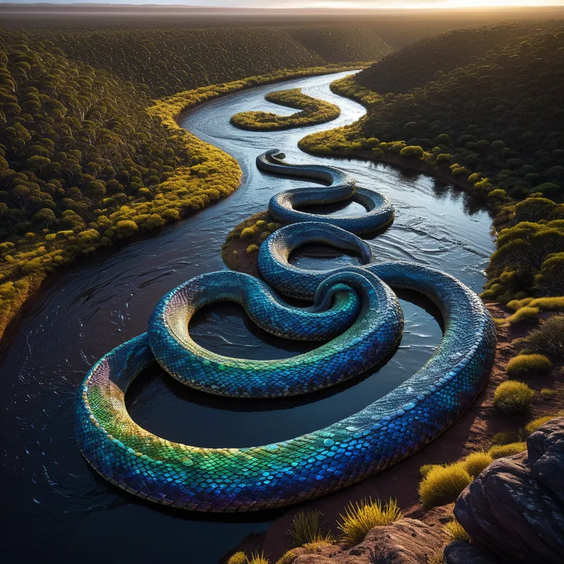 The Rainbow Serpent Myth Meaning & Symbolism