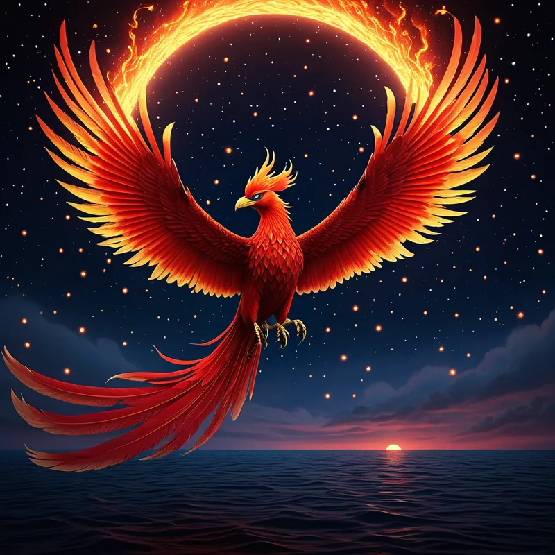 The Red Phoenix Myth Meaning & Symbolism