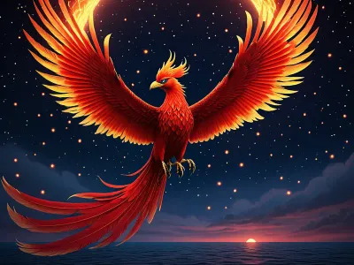 The Red Phoenix Myth Meaning & Symbolism