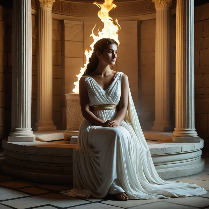 The Roman goddess Vesta Myth Meaning & Symbolism