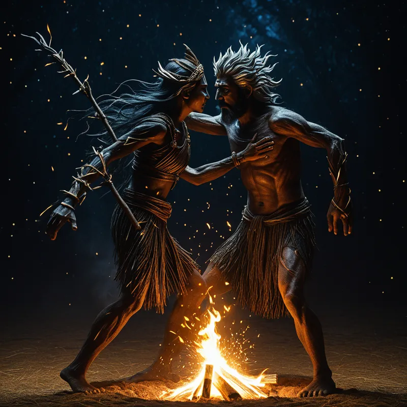 The Sacred Fire Drill Myth Meaning & Symbolism