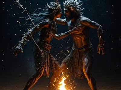 The Sacred Fire Drill Myth Meaning & Symbolism