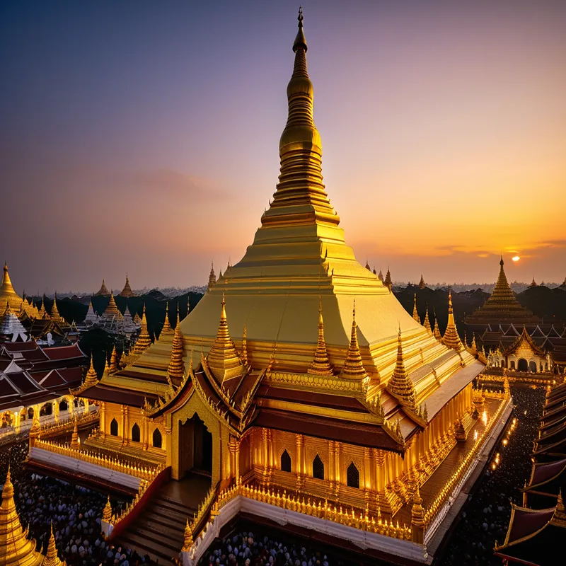 The Shwedagon Pagoda Myth Meaning & Symbolism