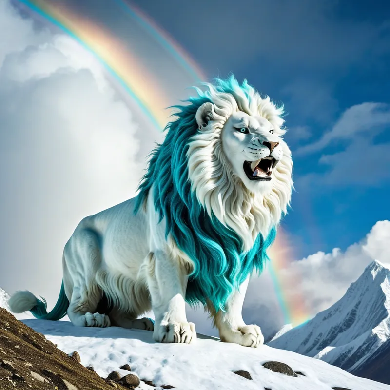 The Snow Lion of Tibet Myth Meaning & Symbolism