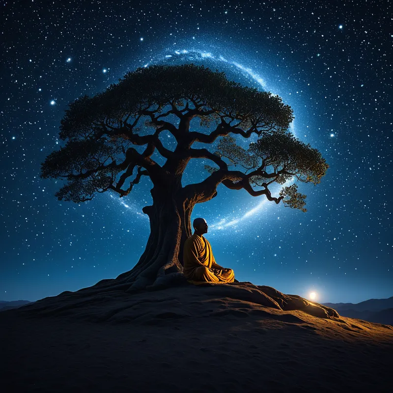 The Space Between Thoughts Myth Meaning & Symbolism