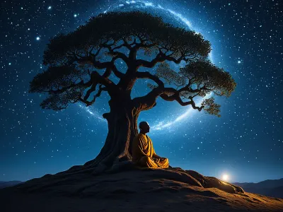 The Space Between Thoughts Myth Meaning & Symbolism