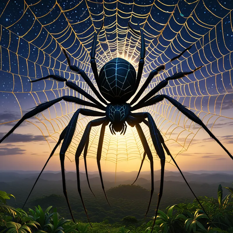 The Spider Who Wove the First Web Myth Meaning & Symbolism