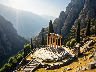 The Temple of Apollo at Delphi Myth Meaning & Symbolism