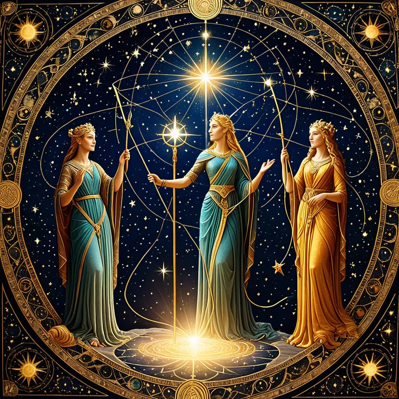 The Thread of the Moirai Myth Meaning & Symbolism