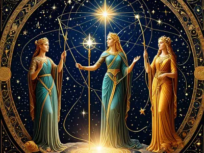 The Thread of the Moirai Myth Meaning & Symbolism