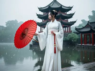The Umbrella in 'The White Snake' Myth Meaning & Symbolism