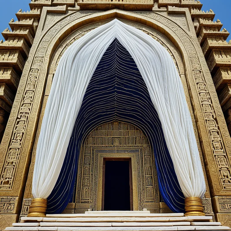 The Veil of the Temple in Jeru Myth Meaning & Symbolism