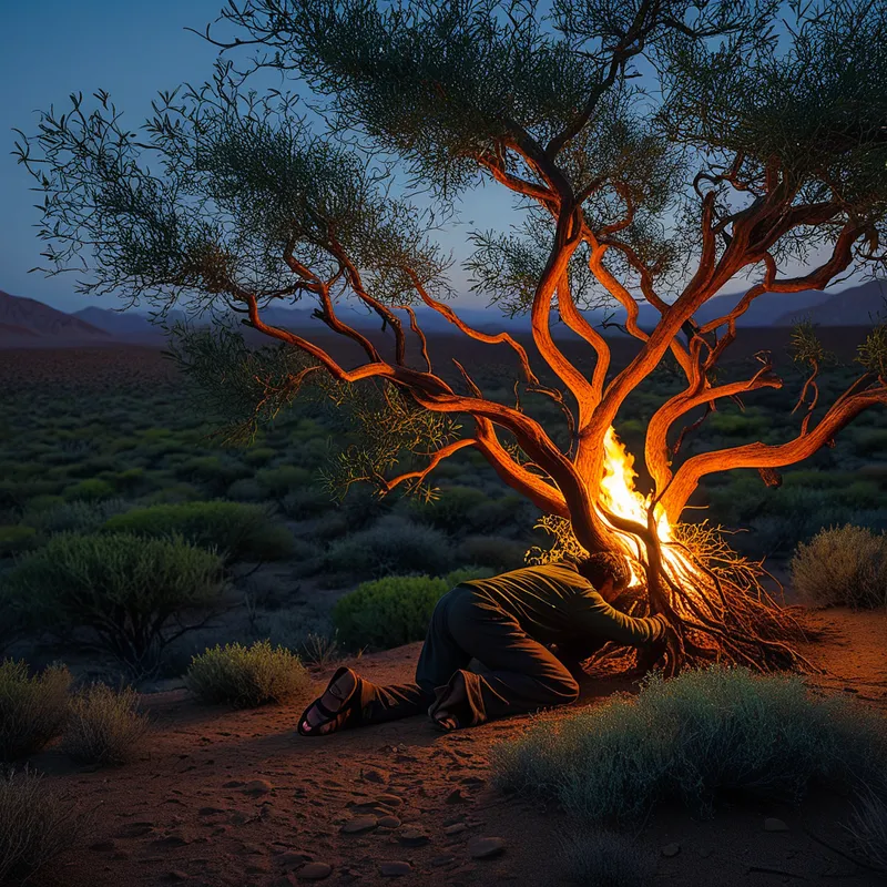 The Voice from the Burning Bush Myth Meaning & Symbolism