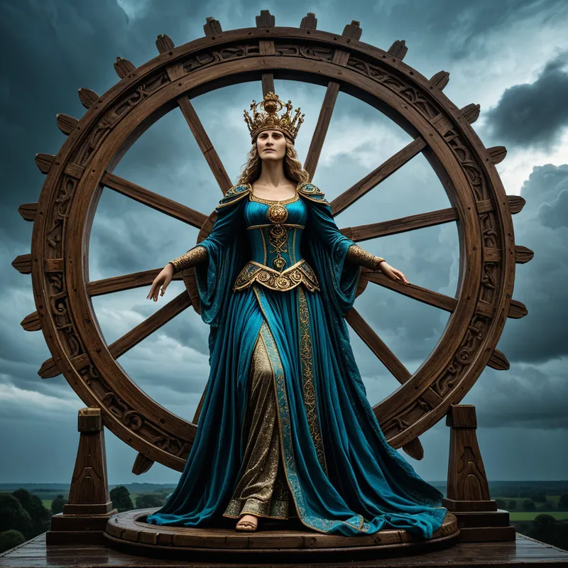 The Wheel of Fortune in mediev Myth Meaning & Symbolism