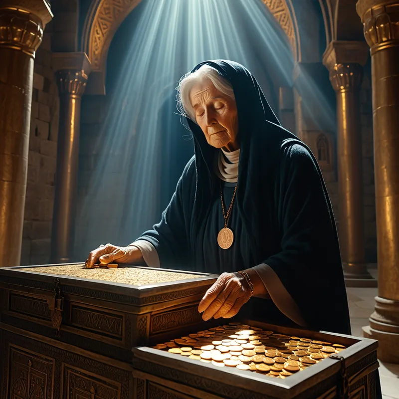 The Widow's Mite Myth Meaning & Symbolism