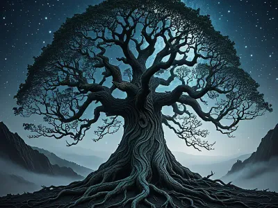 The World Tree Yggdrasil from Myth Meaning & Symbolism