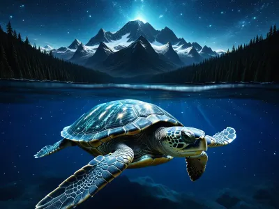The World Turtle / Cosmic Ocean Myth Meaning & Symbolism