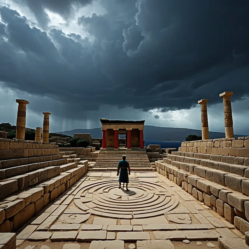 Theseus' Labyrinth Myth Meaning & Symbolism