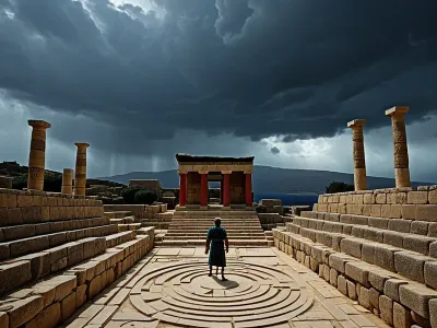 Theseus' Labyrinth Myth Meaning & Symbolism