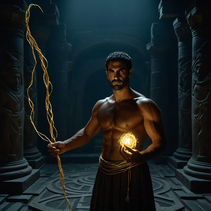 Theseus' Thread Myth Meaning & Symbolism