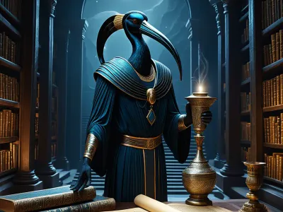 Thoth's Inkpot Myth Meaning & Symbolism