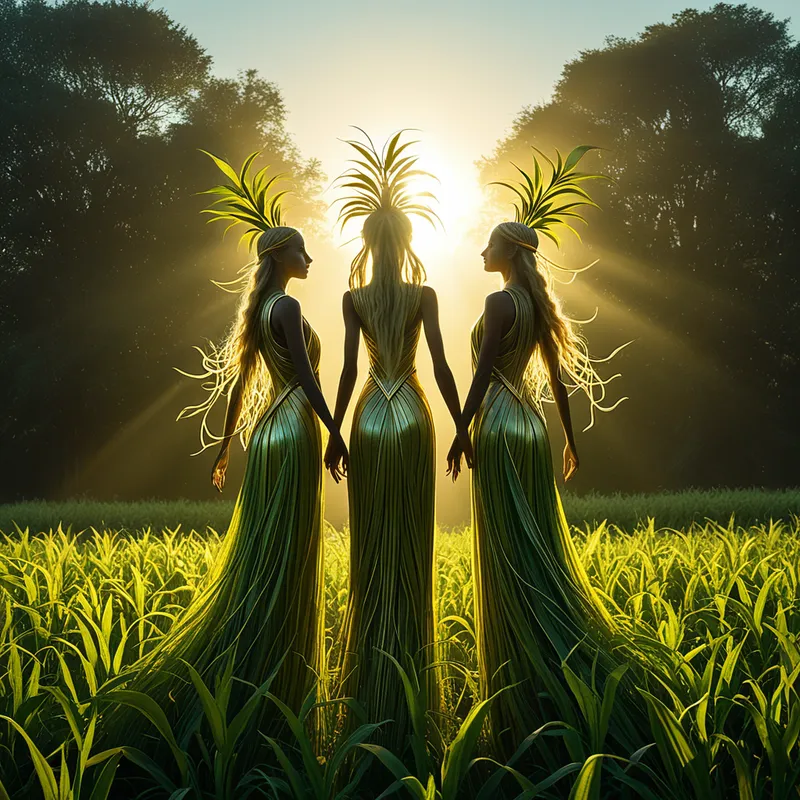 Three Sisters agriculture Myth Meaning & Symbolism