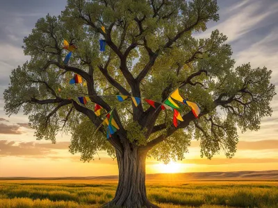 Tie Flags at Wishing Trees Myth Meaning & Symbolism