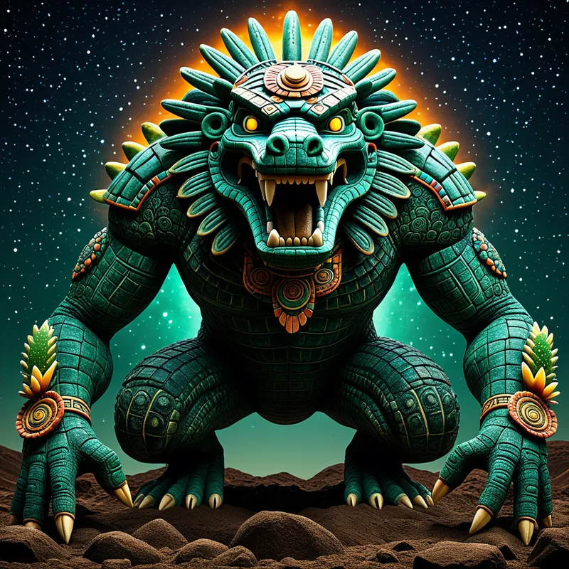 Tlaltecuhtli Earth Monster Myth Meaning & Symbolism