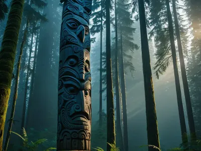 Totem Poles / Petroglyphs Myth Meaning & Symbolism