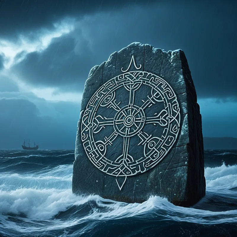 Vegvísir Myth Meaning & Symbolism