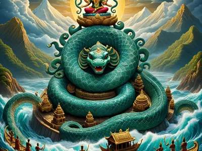 Vishnu's Churning of the Ocean Myth Meaning & Symbolism