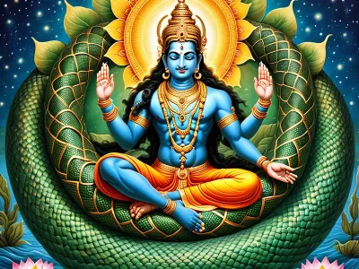 Vishnu's Cosmic Dream Myth Meaning & Symbolism
