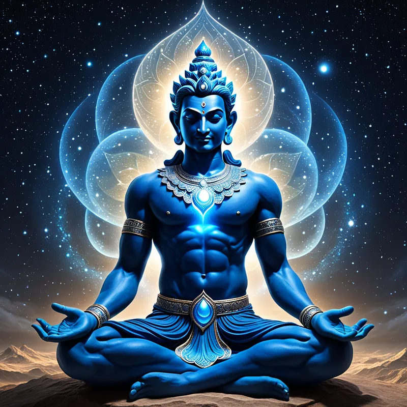 Vishnu's Cosmic Form Myth Meaning & Symbolism