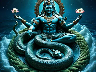 Vishnu's Serpent Myth Meaning & Symbolism