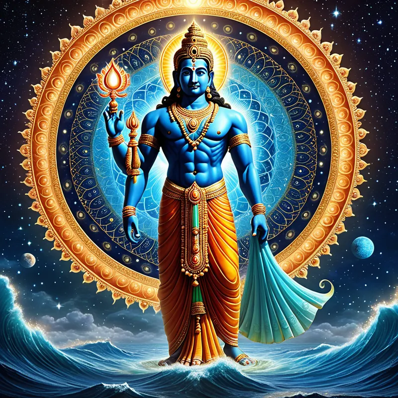 Vishnu's Sudarshana Chakra Myth Meaning & Symbolism